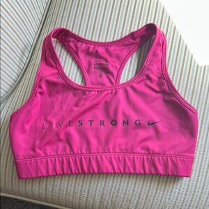 Nike LIVESTRONG Women's Fuchsia Sports Bra